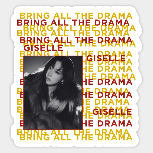 Giselle AESPA Drama Sticker by wennstore